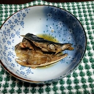 秋限定です酒の肴にどうぞ☆さけの頭のしょうが煮